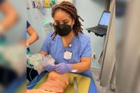 Student in Simulation Lab